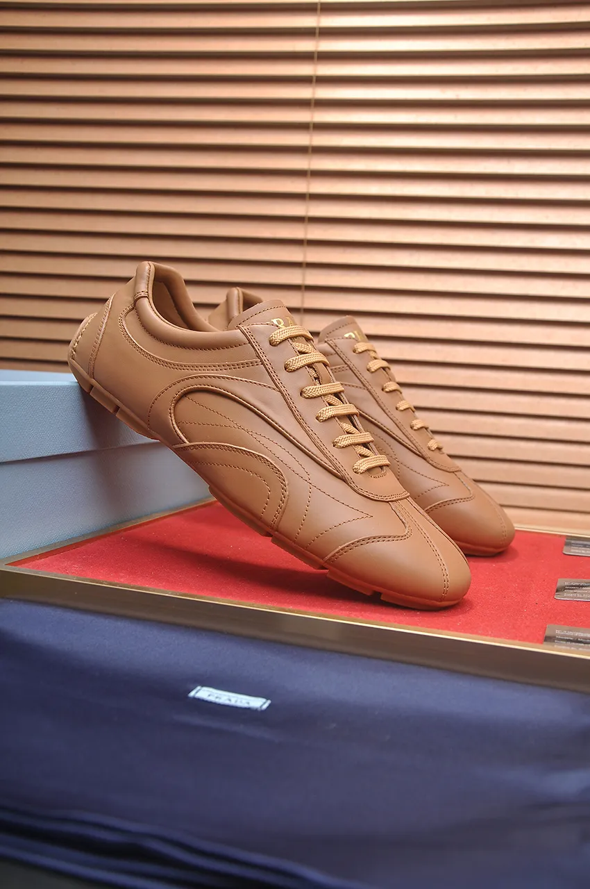 Men's shoes 💰560💶【PRADA】Prada casual shoes for couples, originally developed 1:1, made of high-mercerized cowhide with imported cowhide, silk sheepskin lining, rubber outsole, comfortable and soft on the feet, size for women: 35 to 40. Male 38 to 48💰🔥🔥🔥🔥🔥